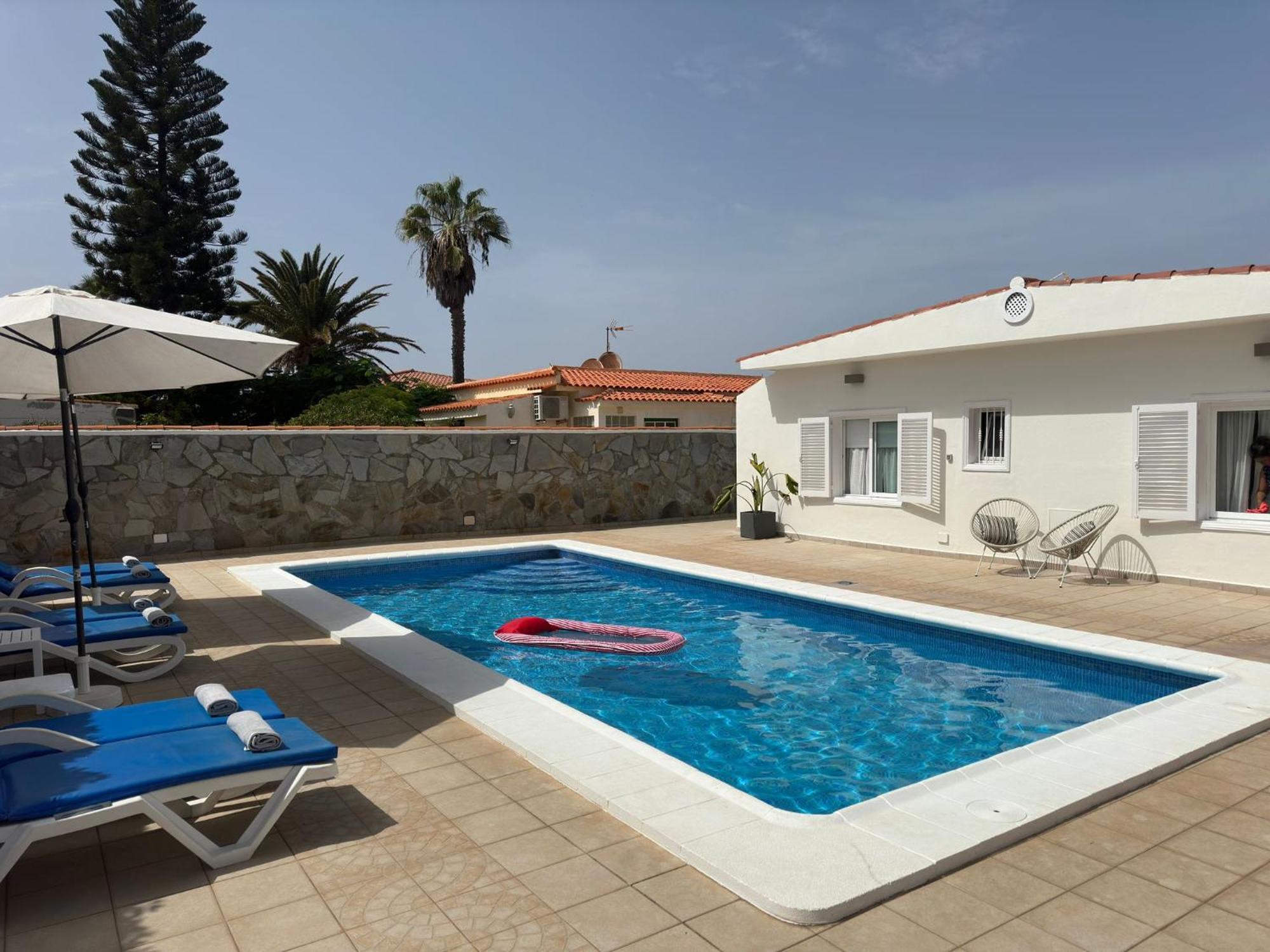 Beachfront Villa And Pool Puerto de Santiago  Dış mekan fotoğraf